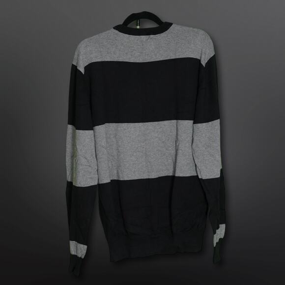 LRG Men's Black/Gray Crewneck Sweater - Size Large - Picture 4 of 6